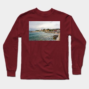 Sutivan, Waterfront in Brac, Croatia Long Sleeve T-Shirt